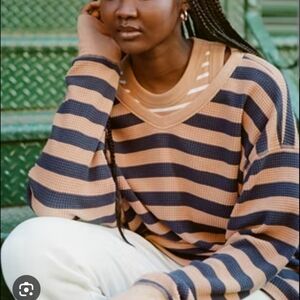 Aerie WOW Oversized Waffle T-Shirt